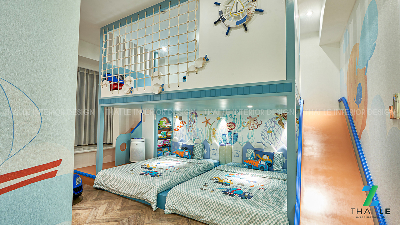 Thi công nội thất căn hộ H17.05 The Peak Q7 - 220M2